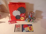 favours, place card, invitation & gift bag